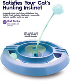 Circle Track with Moving Balls Satisfies Kitty’s Hunting Cat Toys Pet Clever 