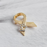 Classic Ribbon with Paw Brooches Cat Design Accessories Pet Clever 
