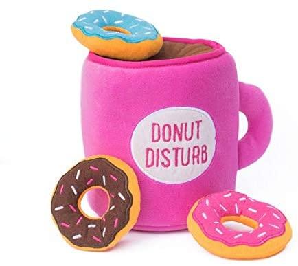 Coffee and Donut Colorful Squeaky Dog Toys Dog Toys Pet Clever 
