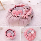 Collapsible Cute Pet Bed ﻿ Cat Beds & Baskets Pet Clever S 