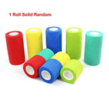 Colorful Elastic Pet Bandage Medical Pet Clever Solid Color Design S 