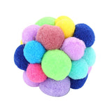 Colorful Handmade Bouncy Ball Interactive Cat Toy Cat Pet Clever 