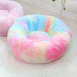 Colorful Round Pet Bed Dog Beds & Blankets Pet Clever 