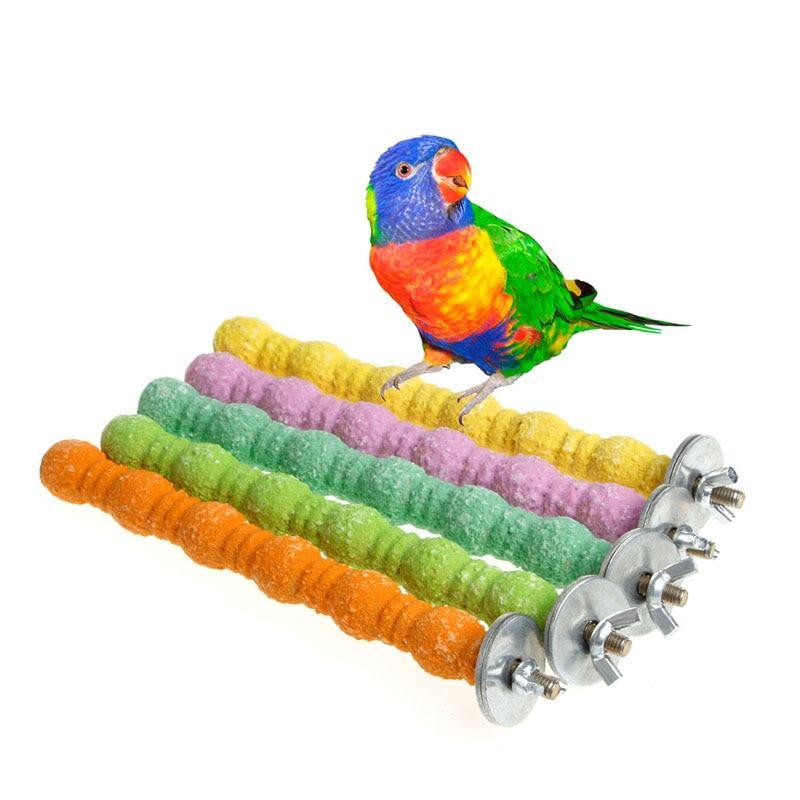 Colorful Standing Bird Platform Clim Support Standing Birds Pet Clever 