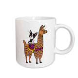 Cool Terrier Dog Riding Llama Mug Other Pets Design Mugs Pet Clever 