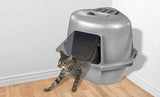 Corner Enclosed Cat Pan Cat Litter Boxes & Litter Trays Pet Clever 
