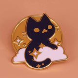 Cosmic Cat Brooch Cat Design Accessories Pet Clever 