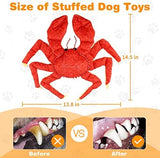 Crab Design Interactive Dog Toys for Small, Medium, Large Dogs - Pet Clever