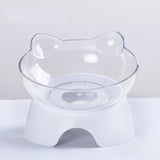 Creative Anti-skid Double Bowls Pet Feeder Cat Bowls & Fountains Pet Clever Single bowl 