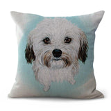 Creative Colorful Cute Dog Cushion Cover Dog Design Pillows Pet Clever 3 