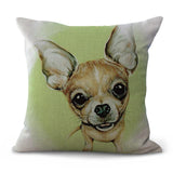 Creative Colorful Cute Dog Cushion Cover Dog Design Pillows Pet Clever 2 