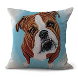Creative Colorful Cute Dog Cushion Cover Dog Design Pillows Pet Clever 8 