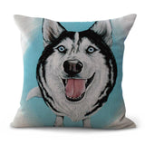 Creative Colorful Cute Dog Cushion Cover Dog Design Pillows Pet Clever 7 