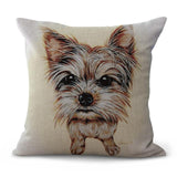 Creative Colorful Cute Dog Cushion Cover Dog Design Pillows Pet Clever 9 