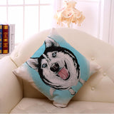 Creative Colorful Cute Dog Cushion Cover Dog Design Pillows Pet Clever 
