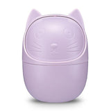 Creative Cute Cat Desktop Cat Design Accessories Pet Clever Purple Storage Box 