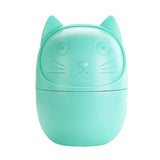 Creative Cute Cat Desktop Cat Design Accessories Pet Clever Green Storage Box 