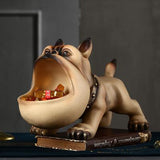 Creative French Bulldog Candy Box Home Decor Dogs Pet Clever Brown 