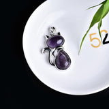 Crystal Cute Cat Pendant Cat Design Accessories Pet Clever 