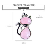 Crystal Cute Cat Pendant Cat Design Accessories Pet Clever 