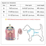 Cute Bowknot Mesh Pet Harness Leash Set ﻿ Artist Collars & Harnesses Pet Clever 