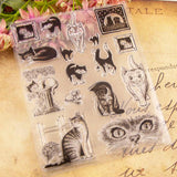 Cute Cat Clear Stamps Cat Design Accessories Pet Clever 