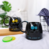 Cute Cat Head Mug Cat Design Mugs Pet Clever 