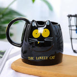 Cute Cat Head Mug Cat Design Mugs Pet Clever 03 