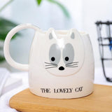 Cute Cat Head Mug Cat Design Mugs Pet Clever 02 