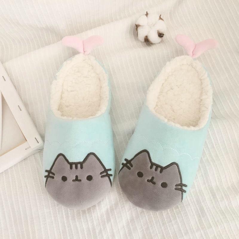 Cute Cat Indoor Slippers Cat Design Accessories Pet Clever 7.5 