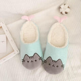Cute Cat Indoor Slippers Cat Design Accessories Pet Clever 