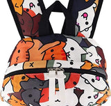Cute Cat School Bag Cartoon Printed Daypack Cat Design Bags Pet Clever 