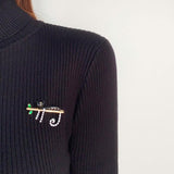 Cute Cat Twig Pin Cat Design Accessories Pet Clever 