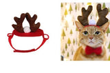 Cute Christmas Pet Disguise Clothes Cat Clothing Pet Clever Antlers Headband S 