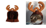 Cute Christmas Pet Disguise Clothes Cat Clothing Pet Clever Antler Hat S 