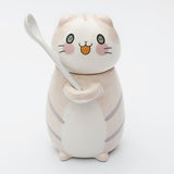 Cute Coffee Mug With Spoon Pet Clever Style 6 