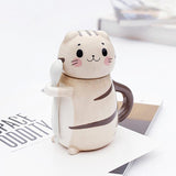 Cute Coffee Mug With Spoon Pet Clever 
