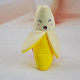 Cute Fruit & Vegetable Squeak Toys Toys Pet Clever banana 