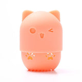 Cute Kitty Silicone Makeup Sponge Holder Cat Design Accessories Pet Clever 05 