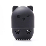 Cute Kitty Silicone Makeup Sponge Holder Cat Design Accessories Pet Clever 06 