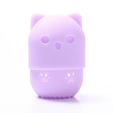 Cute Kitty Silicone Makeup Sponge Holder Cat Design Accessories Pet Clever 03 