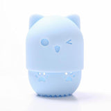 Cute Kitty Silicone Makeup Sponge Holder Cat Design Accessories Pet Clever 02 