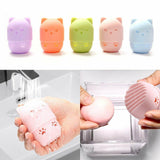 Cute Kitty Silicone Makeup Sponge Holder Cat Design Accessories Pet Clever 