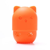 Cute Kitty Silicone Makeup Sponge Holder Cat Design Accessories Pet Clever 07 