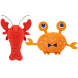 Cute Lobster Crab Squeak Toy Dog Leads & Collars Pet Clever 