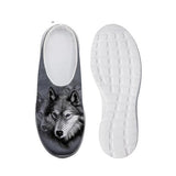 Cute Mesh Shoes 3D Cool Dog Printed Slip-on Dog Design Footwear Pet Clever 5 5 