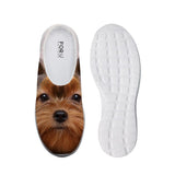 Cute Mesh Shoes 3D Cool Dog Printed Slip-on Dog Design Footwear Pet Clever 