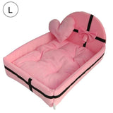 Cute Pet Bed With Mat Dog Beds & Baskets Pet Clever Pink S 