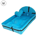 Cute Pet Bed With Mat Dog Beds & Baskets Pet Clever Blue S 
