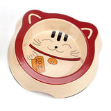 Cute Pet Feeder Bowl Cat Bowls & Fountains Pet Clever Maneki Neko Single 